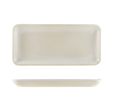 TERRA STONEWARE ANTIGO 27 X 12 BARLEY NARROW RECTANGULAR PLAT