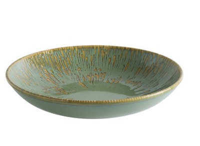 SAGE SNELL BLOOM 23CM DEEP PLATE