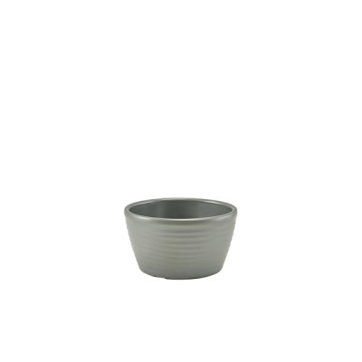 GENWARE MELAMINE MATT GREY RIPPLE RAMEKIN 56ML/2OZ