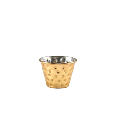 GENWARE GOLD PLATED HAMMERED RAMEKIN 71ML/2.5OZ