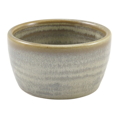 GENWARE TERRA PORCELAIN MATT GREY RAMEKIN 4.5OZ