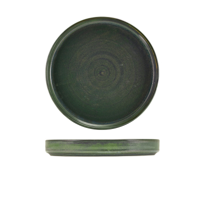 TERRA PORCELAIN AQUA GREEN  PRESENTATION PLATE 20.5CM