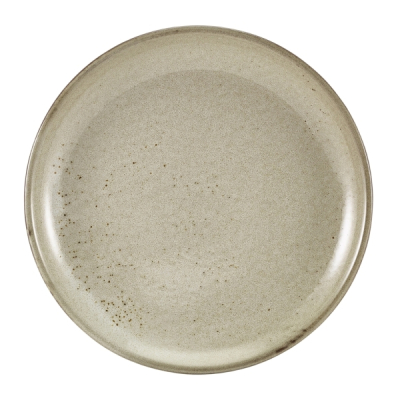 GENWARE TERRA PORCELAIN GREY COUPE PLATE 9.4Inch