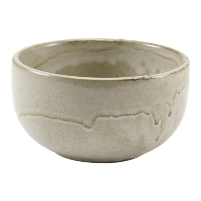 GENWARE TERRA PORCELAIN GREY ROUND BOWL 12.5OZ