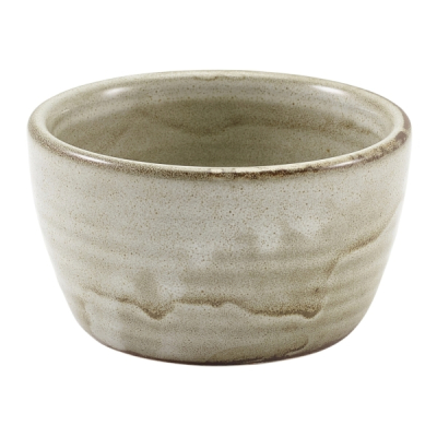 GENWARE TERRA PORCELAIN GREY RAMEKIN 4.5OZ