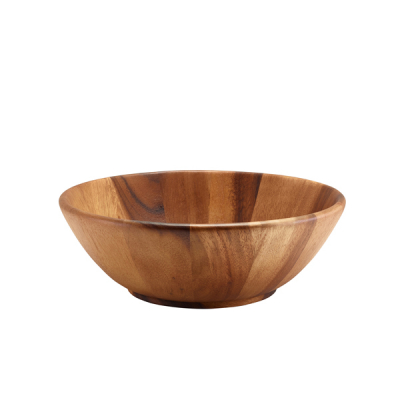 GENWARE ACACIA WOOD BOWL  30DIA X 10CM
