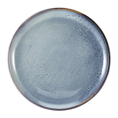 GENWARE TERRA PORCELAIN AQUA BLUE COUPE PLATE 10.8Inch