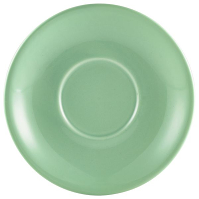 GENWARE PORCELAIN GREEN SAUCER 6.3Inch
