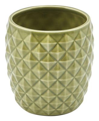 GENWARE GREEN PINEAPPLE TIKI MUG 14OZ/400ML