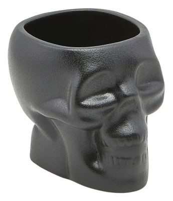 GENWARE CAST IRON EFFECT SKULL TIKI MUG 14OZ/400ML