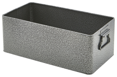 GENWARE GALVANISED STEEL ANTIQUE SILVER BOX GN 1/3