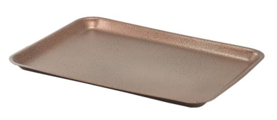 GENWARE GALVANISED STEEL ANTIQUE COPPER TRAY 12.4X8.5Inch