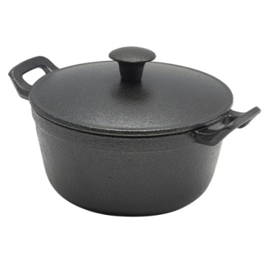 CAST IRON CASSEROLE DISH 13.5X6.6CM          X6