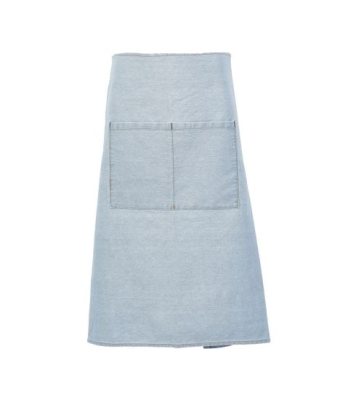 LIGHT BLUE DENIM WAIST APRON 90 X 70 CM