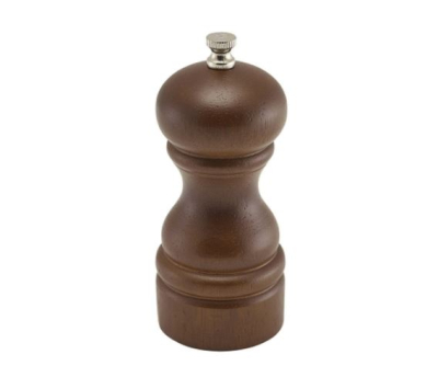DARK WOOD SALT/PEPPER GRINDER 13CM