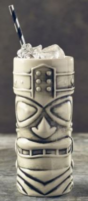 GENWARE WHITE TIKI MUG 40CL/14OZ TKM400W