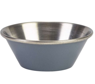 STAINLESS STEEL GREY RAMEKIN 1.5OZ