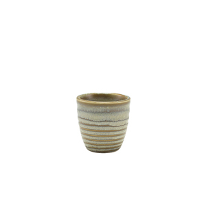 TERRA PORCELAIN MATT GREY DIP POT 8.5CL/3OZ