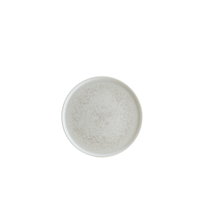 LUNAR WHITE HYGGE PLATE 16CM FLAT