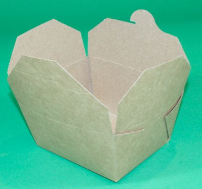 NO1 DELI BOX KRAFT FOLD TOP 130 x 105 x 70mm