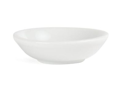 OLYMPIA WHITEWARE SOY DISH 7CM 2.75Inch X 12