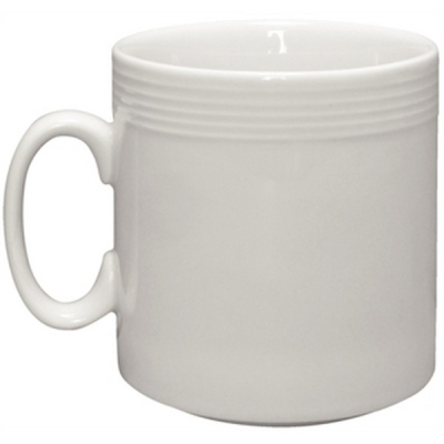 OLYMPIA LINEAR MUG WHITE 8OZ X12