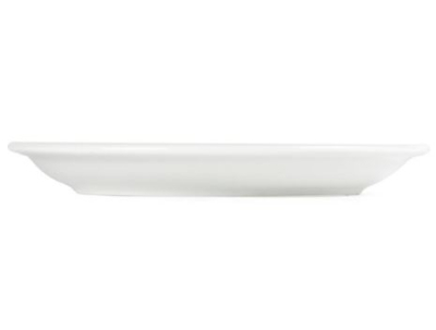 OLYMPIA WHITEWARE NARROW RIMMED PLATES 180MM X12 CB487