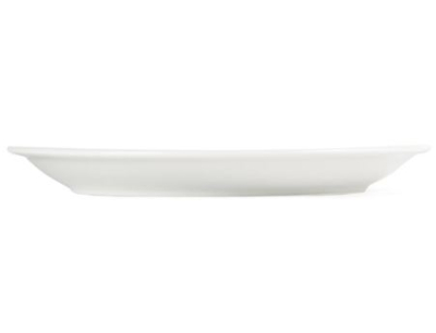 OLYMPIA WHITEWARE WIDE RIMMED PLATE 11Inch 280MM X6 CB482