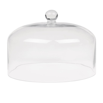 OLYMPIA GLASS CAKE STAND DOME 285MM(DIA) x 200MM(H)   CS014