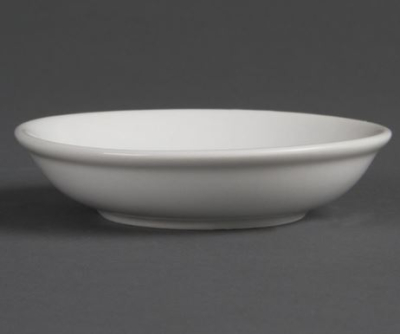OLYMPIA WHITEWARE SOY DISHES 100 MM X 12  CB494