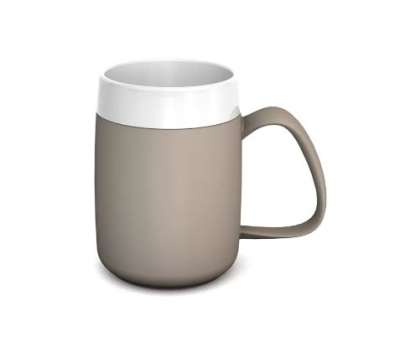 ORNAMIN LINEN XXL HANDLE MUG INTERAL CONE