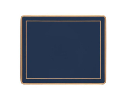 BLUE RECTANGULAR COASTER X10