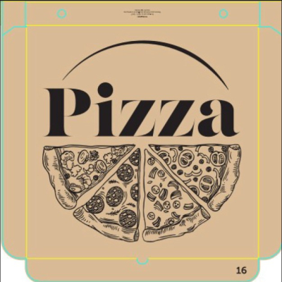 10Inch BROWN CORRUGATED PIZZA BOX X75