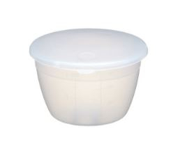 PLASTIC PUDDING BASIN AND LID 275ML