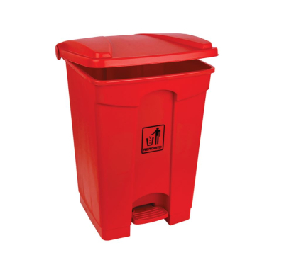 PEDAL BIN RED 45LTR 103433 CB191-R