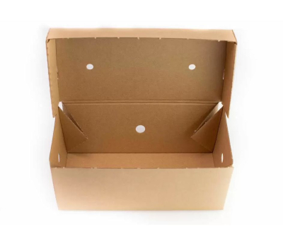 PREMIUM BURGER BOX KRAFT LARGE 244 X 122 X 102MM