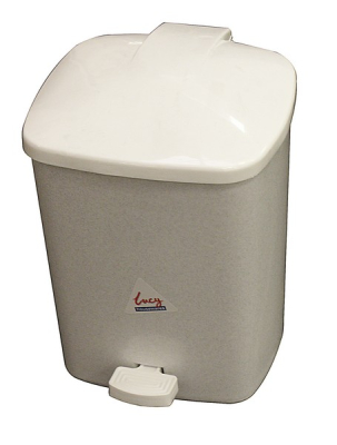 LUCY PEDAL BIN 15LTR GRANITE