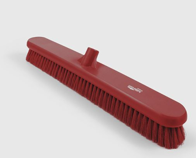 HYGIENE PLATFORM BROOM HEAD 24'' RED
