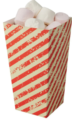 POPCORN/SWEET CARTON 850ML 30OZ  X500 (86/62x86/62x155mm)