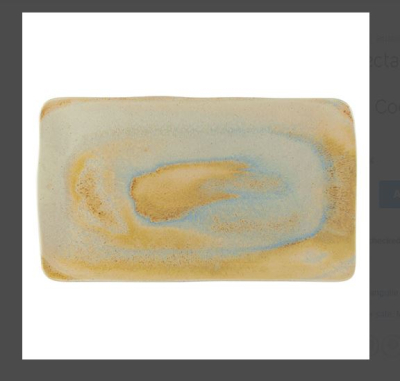 RUSTICO PEARL RECTANGULAR PLATES 29 X 16CM