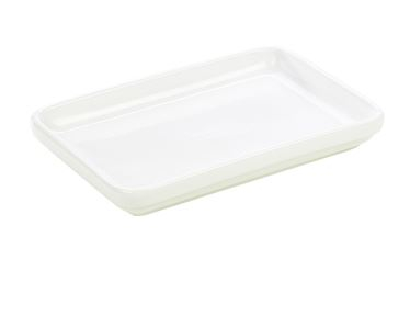 GENWARE PORCELAIN DEEP RECTANGULAR DISH 20 X 14 X 2.5