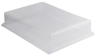 RECTANGULAR PLATTER CLEAR DOMED LID