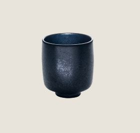 PLAYGROUND NARA BLACK MUG W/O HANDLE 0.3L 10.7OZ X6