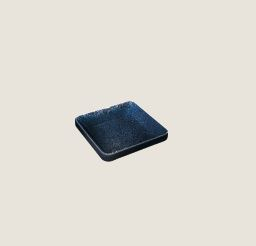 PLAYGROUND NARA BLACK FLAT SQUARE 9X9CM 0.08L 2.6OZ X6