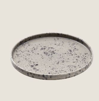 PLAYGROUND NARA SPOTTED LIGHT PLATE FLAT ROUND 27CM X6