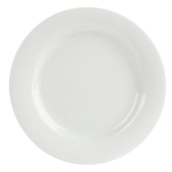 DPS PORCELITE BANQUET WIDE RIM PLATE 8Inch