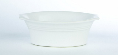 WHITE BAKEWARE OVAL PIE DISH 19CM(50CL)/7.5Inch(17OZ)