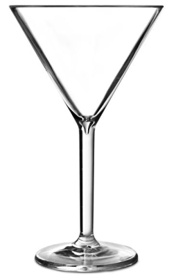 ELITE PREMIUM POLYCARBONATE MARTINI GLASS 7OZ/200ML