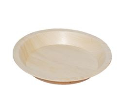 PALM LEAF ROUND PLATE 20CM DIA