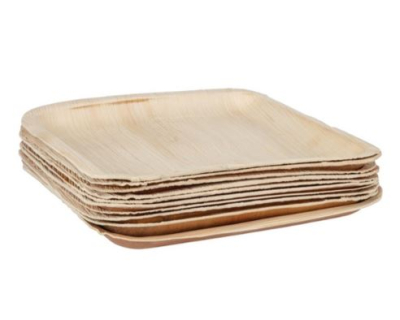 FIESTA COMPOSTABLE PALM LEAF SQUARE PLATE 250X250MM X100